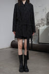 INTO THE EAST 25 Autumn/Winter Dark Jacquard Tassel Lace-up Jacket/Vest/Shorts ITE-E1DGAW027BL20JK-HEI Jacket